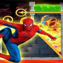 Spiderman Rescue - Pin Pull Challange 6 spiderman rescue pin pull challange